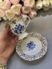 6 Kişilik porselen İtalyan kahve fincan takımı