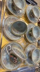 6 Kişilik porselen çay fincan takımı