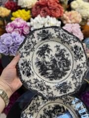 6’lı Porselen servis tabağı