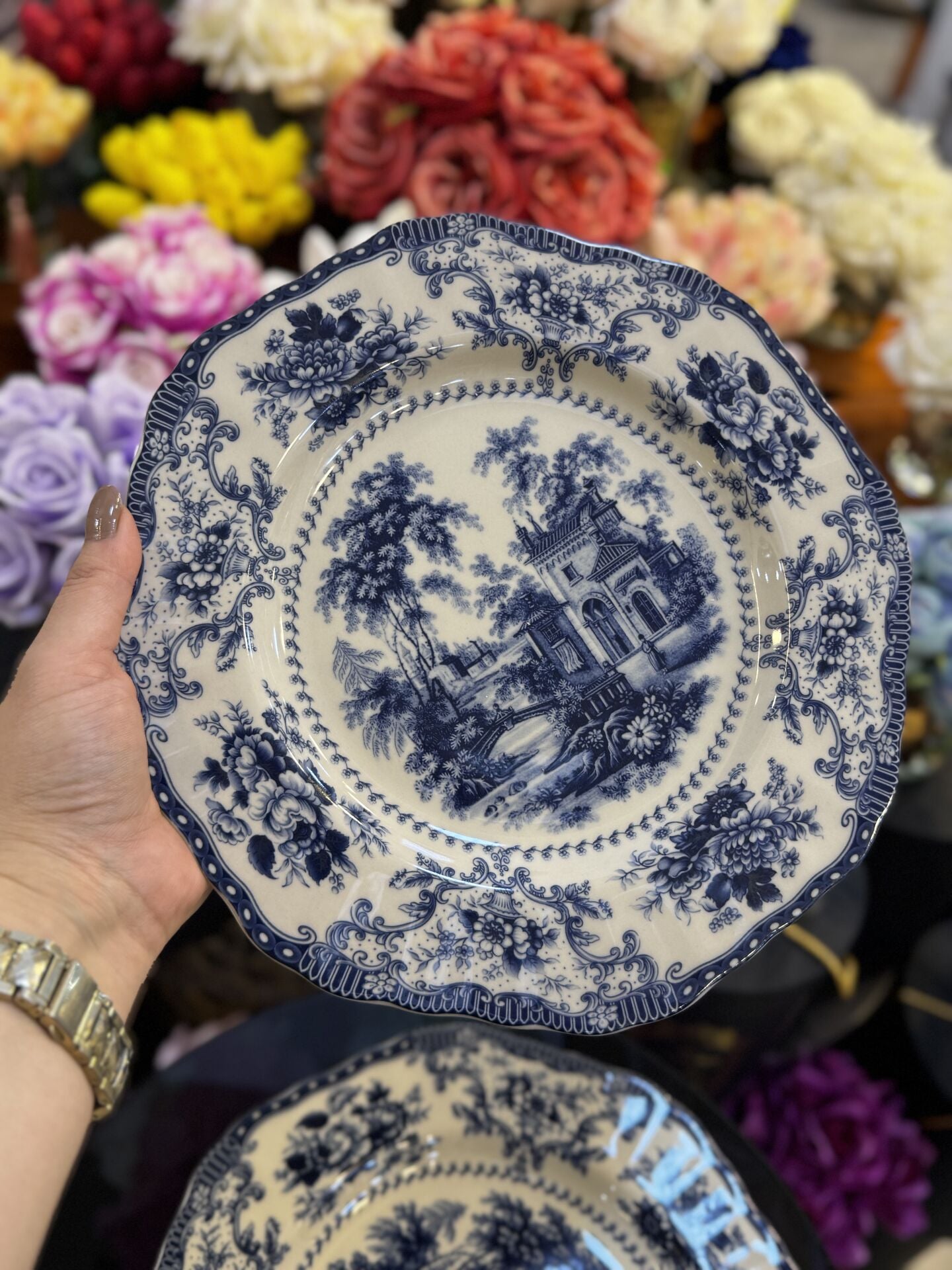 6’lı Porselen servis tabağı