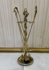 Pirinç şömine seti