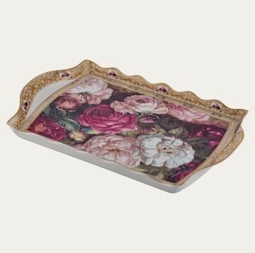 Dikdörtgen porselen tepsi